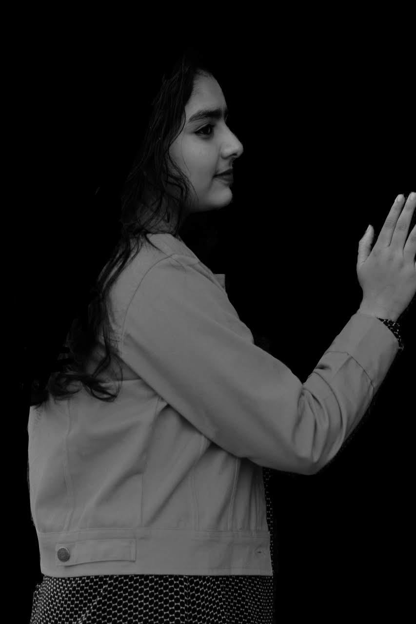 An artistic fire portrait