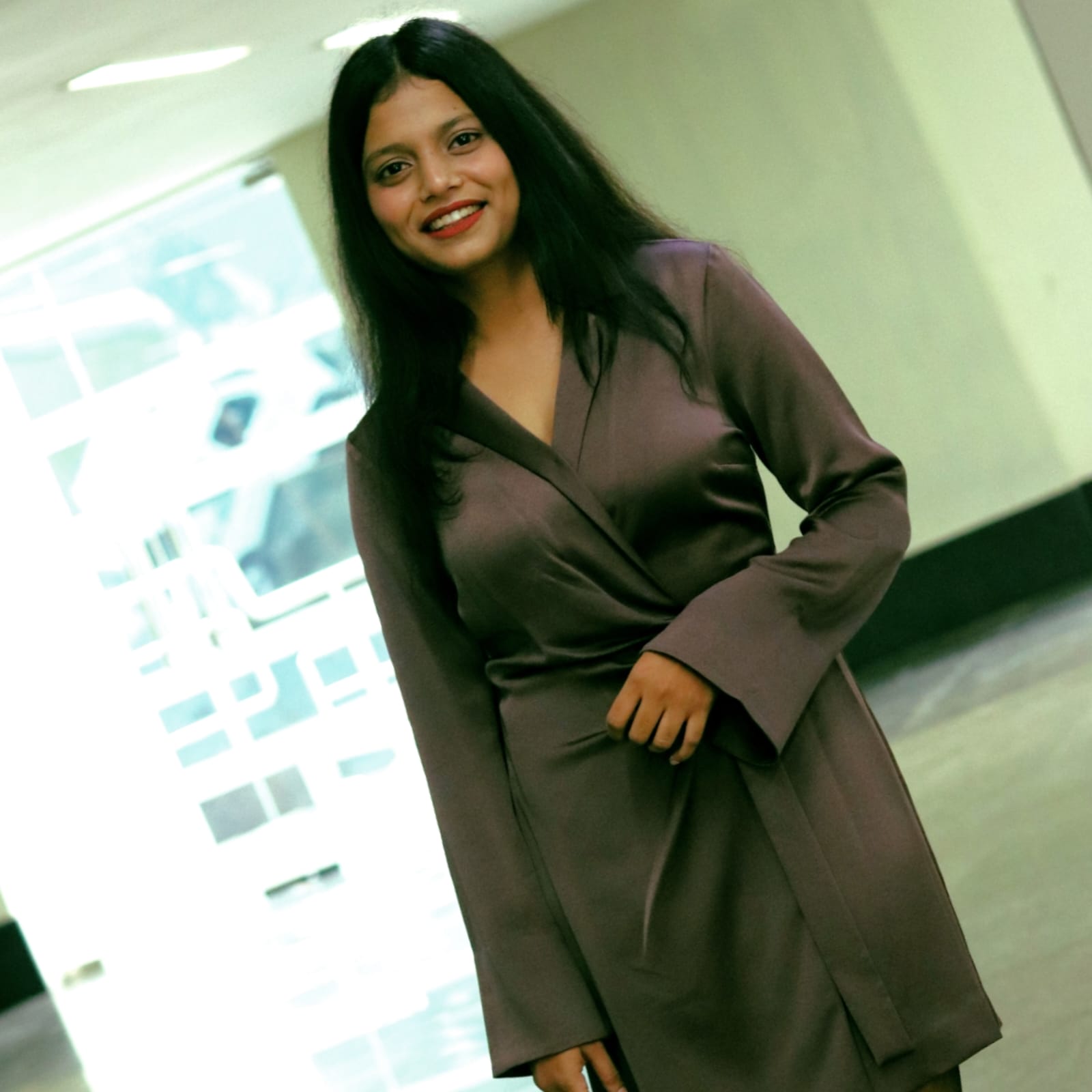 Creative square portrait of Simmi